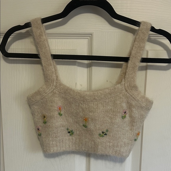 Zara Tops - Zara Cream Knit Sweater